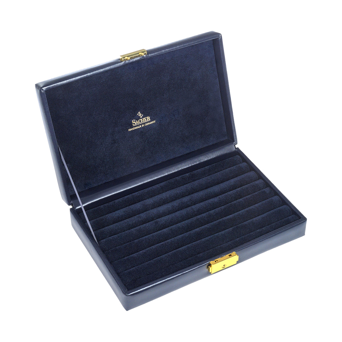 Ringæske acuro / navy (læder)