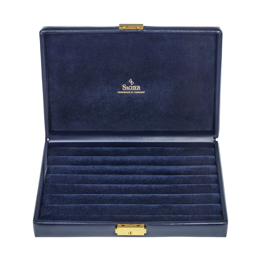 Ringæske acuro / navy (læder)
