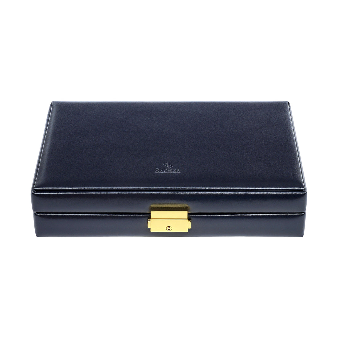 Ringæske acuro / navy (læder)
