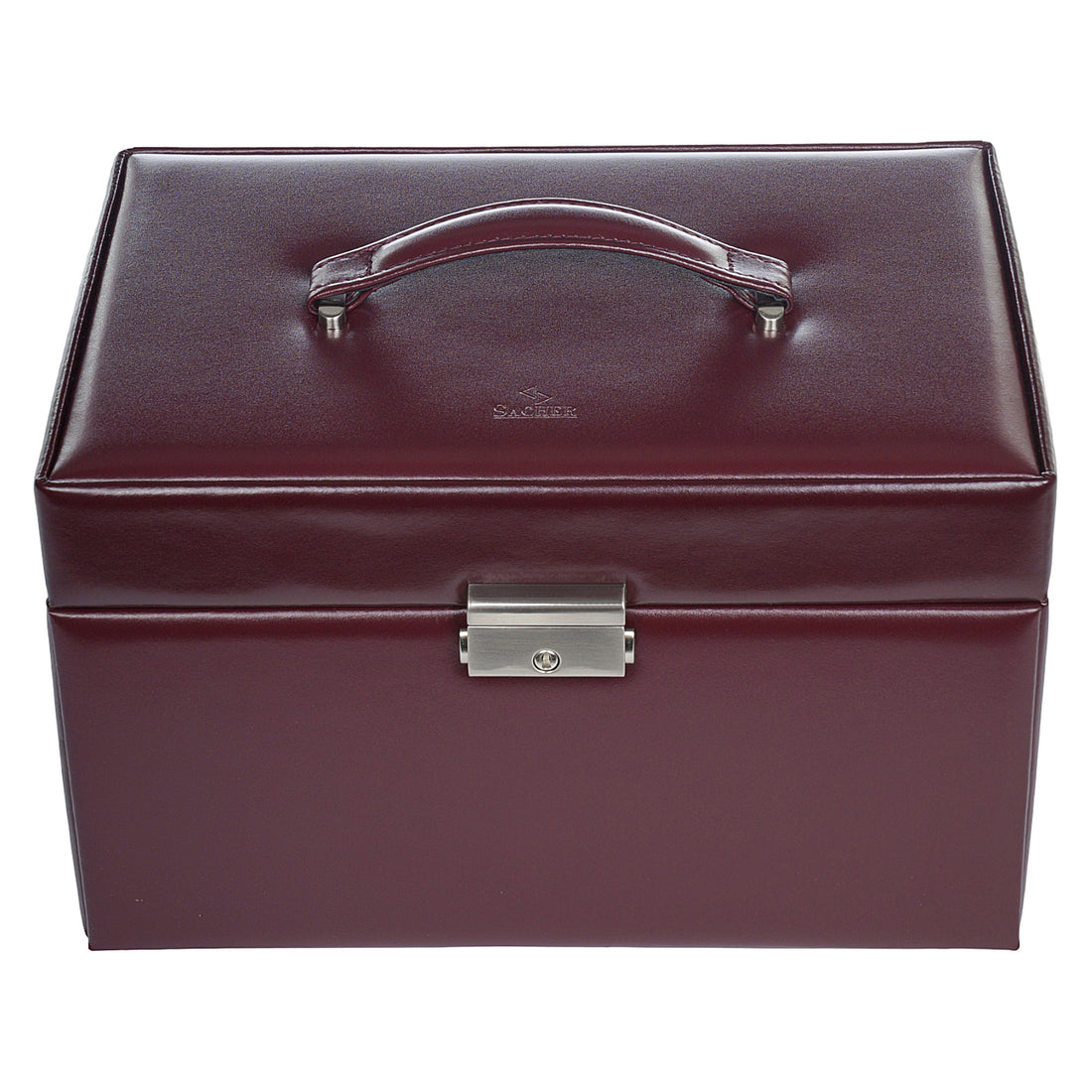 Smykkeskrin Katja new classic / bordeaux (læder)