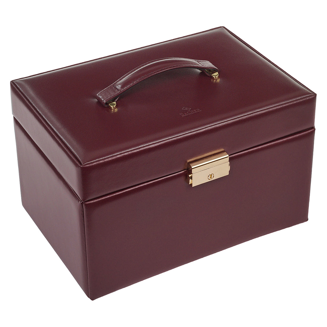 Jewellery box Lena acuro / bordeaux (leather)