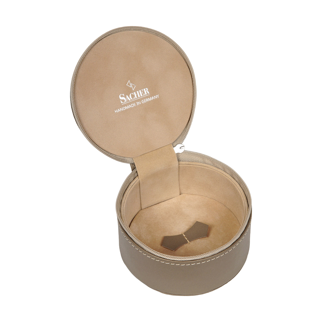 Jewellery box Betsy nature / taupe (leather)