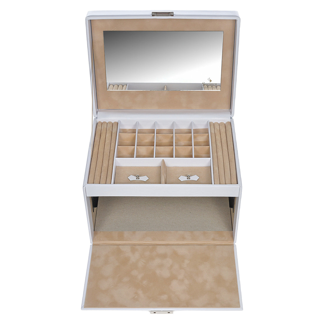 Case (without drawers) VARIO vario / white (leather)