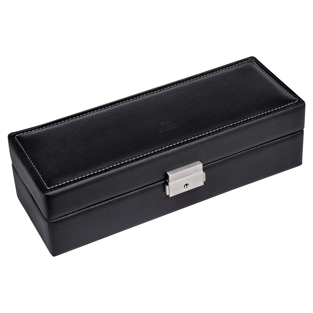 Watch case for 5 watches tamigi sport / black (leather)