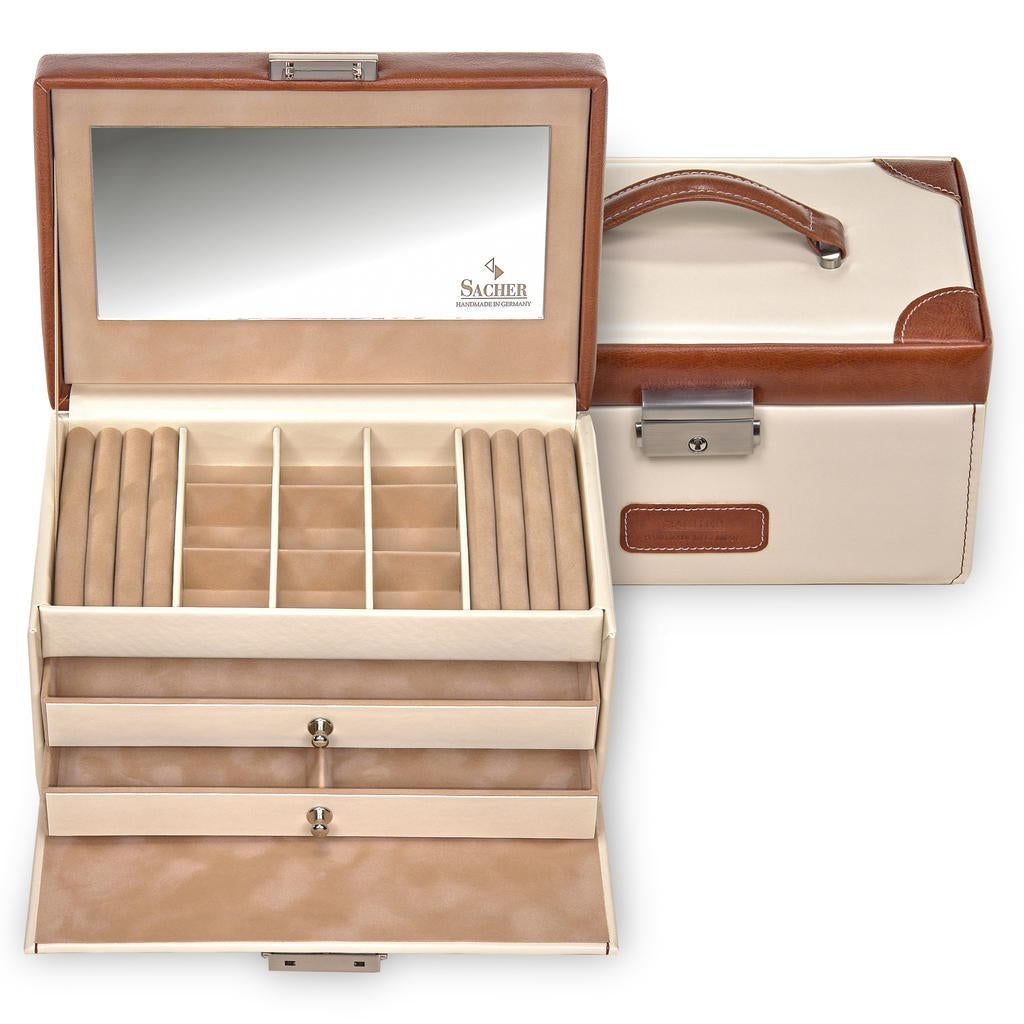 Smykkeskrin Elly travel / creme