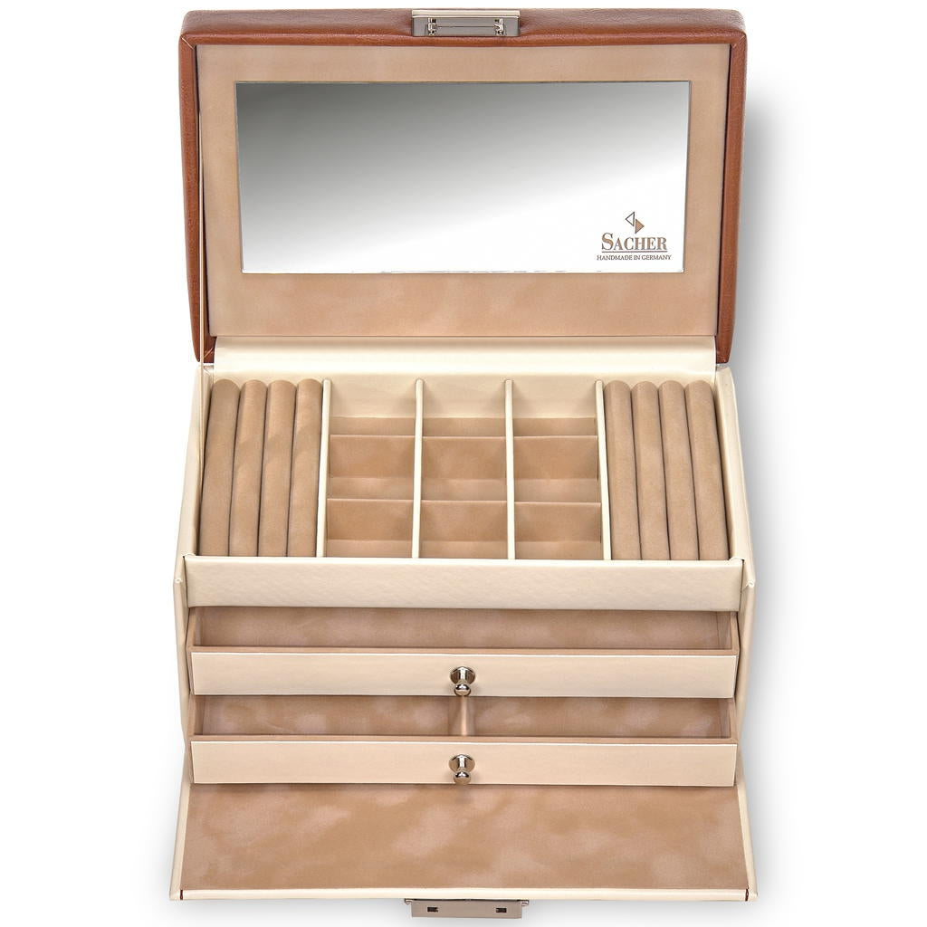 Smykkeskrin Elly travel / creme