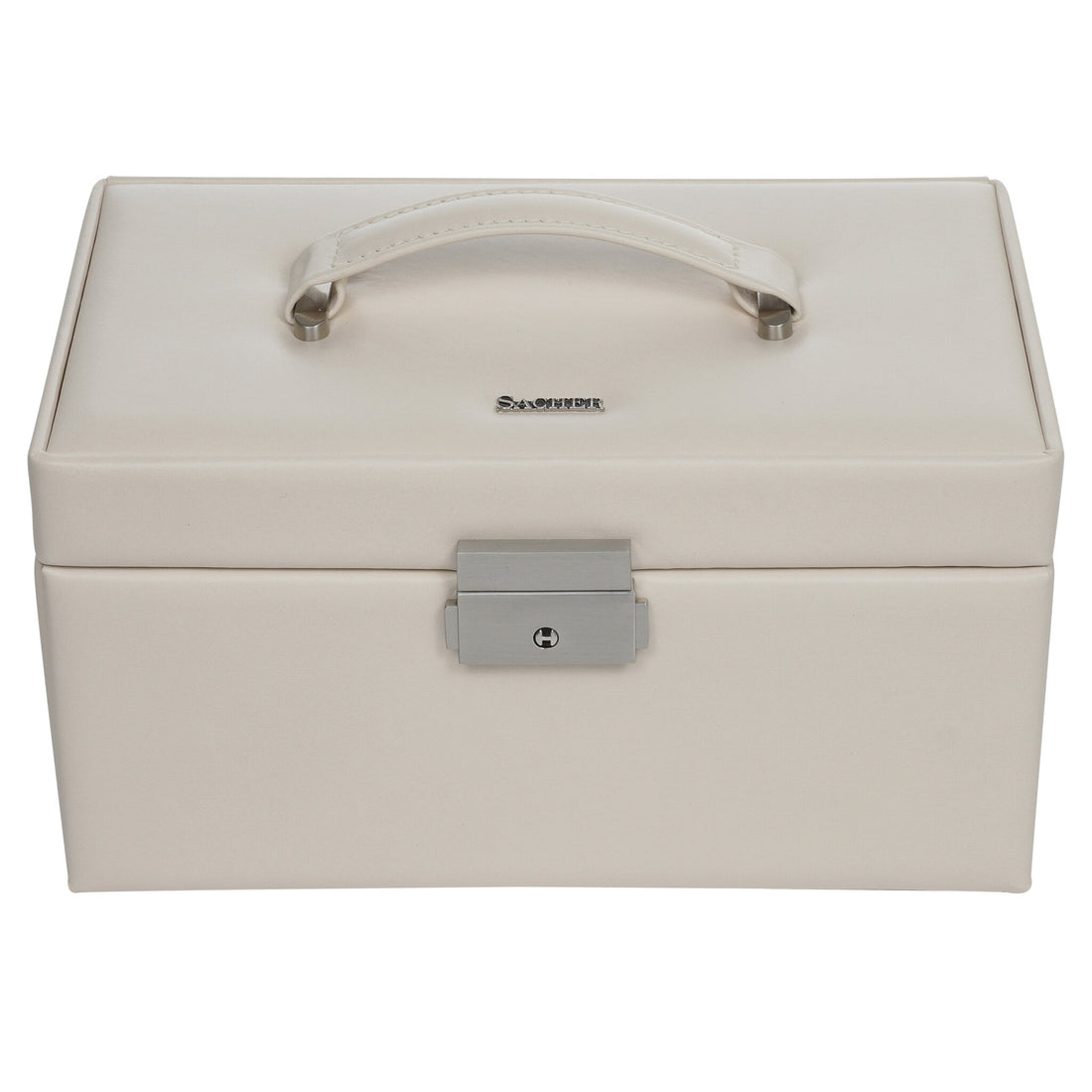 Jewellery box Elly elegance / ivory (full cowhide)