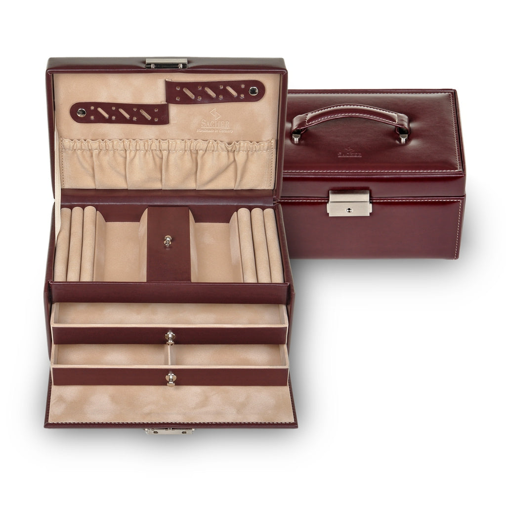 Smykkeskrin Eva new classic / bordeaux