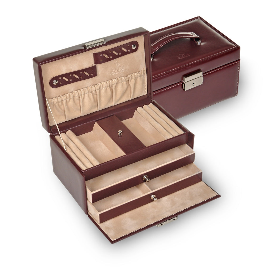 Smykkeskrin Eva new classic / bordeaux