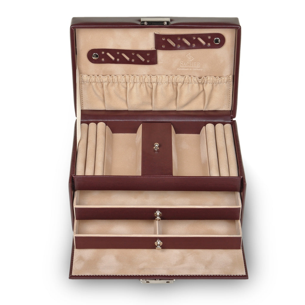 Smykkeskrin Eva new classic / bordeaux