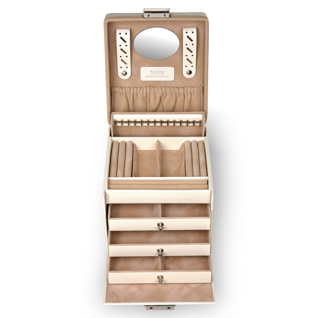 Jewellery box Erika bella fiore / cream