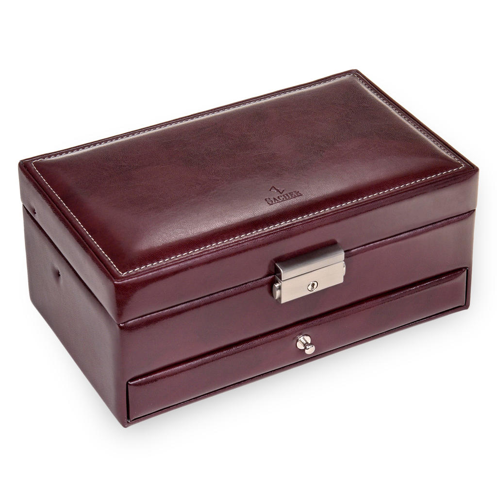 Jewellery box Helen florage / bordeaux
