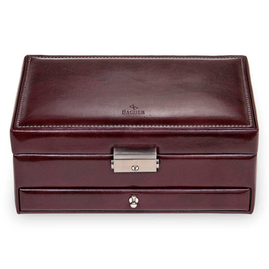 Jewellery box Helen florage / bordeaux