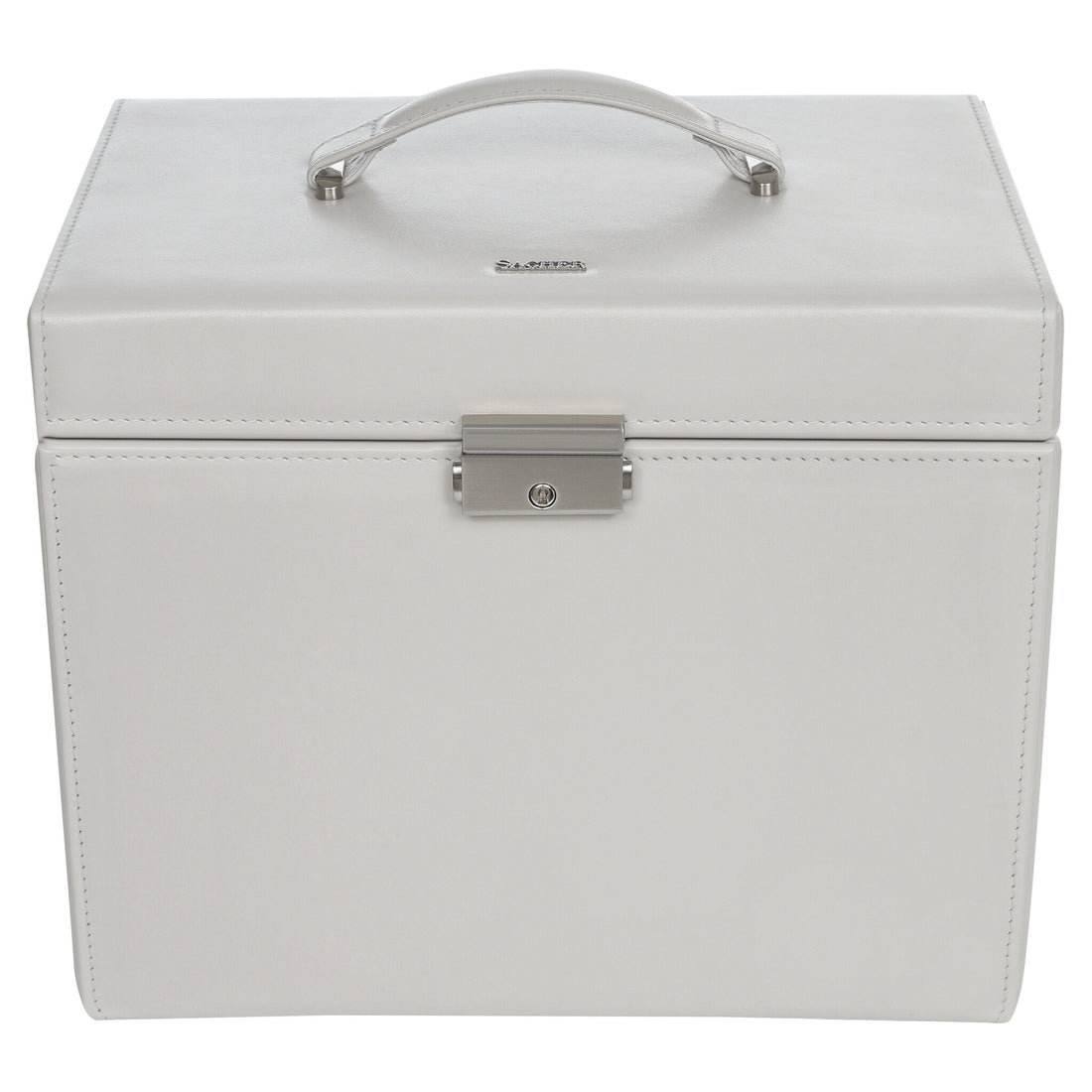 Nina elegance smykkeskrin / sand (fuld koskind)