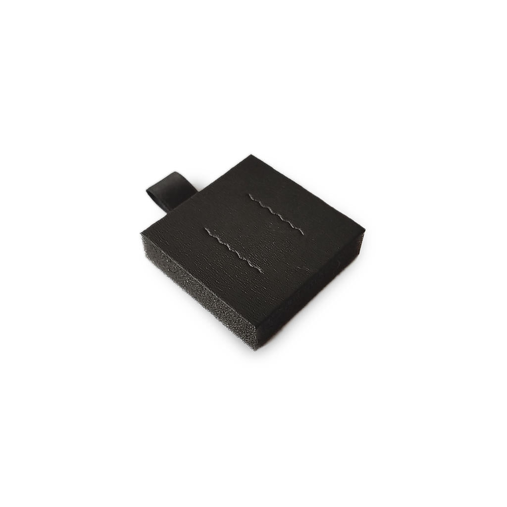 6x pads for ear studs vario / black
