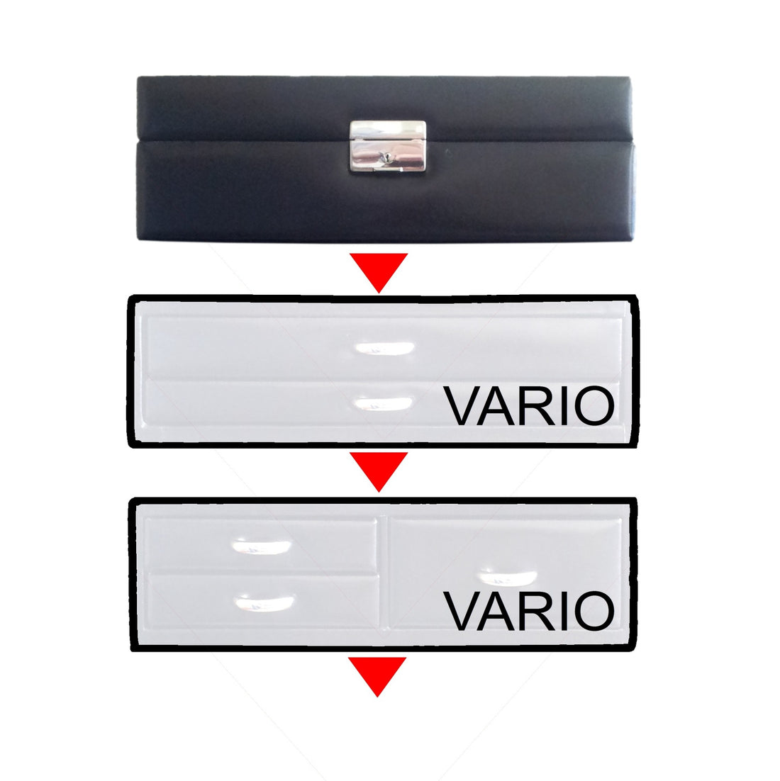 Topmodul VARIO vario / sort (læder)