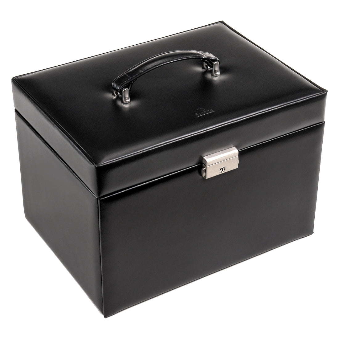 Jewellery case for necklaces Victoria vario / black (leather)