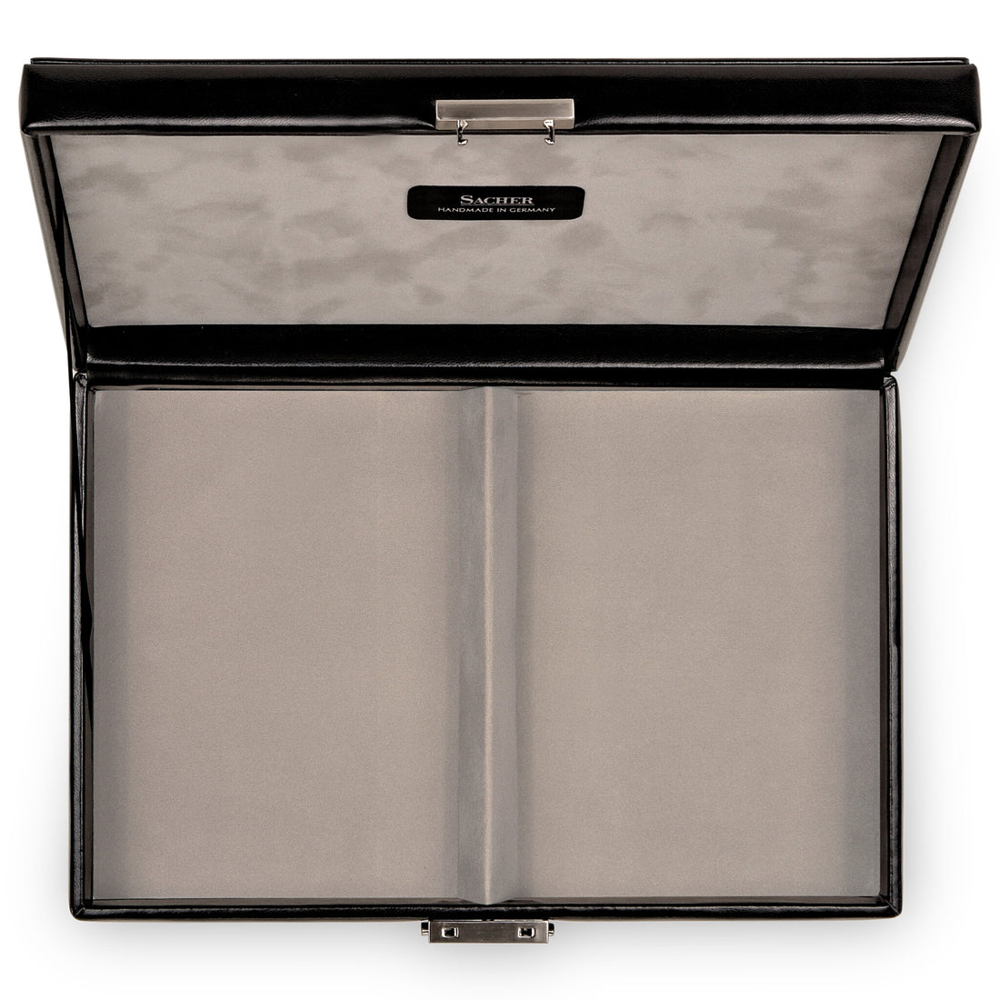 Case with 2 compartments VARIO CASO vario caso / black (leather)