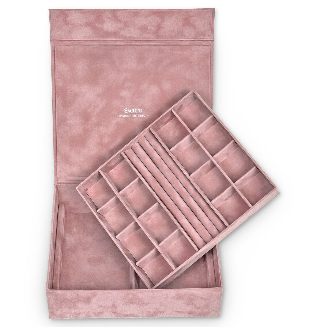 Nora crystalo / gammel rosé smykkeskrin