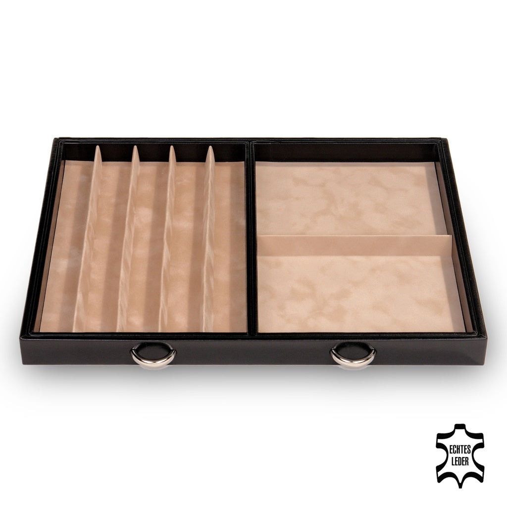 Jewellery chest Grand VARIO vario / black (leather)