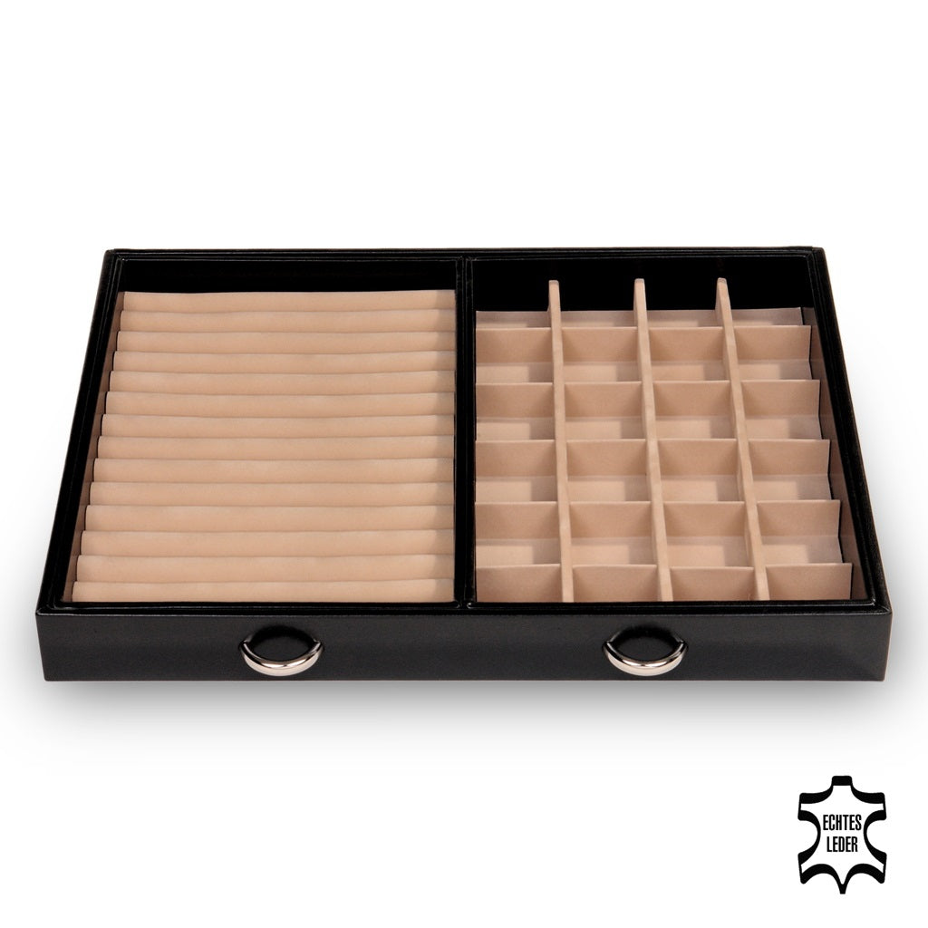Jewellery chest Grand VARIO vario / black (leather)