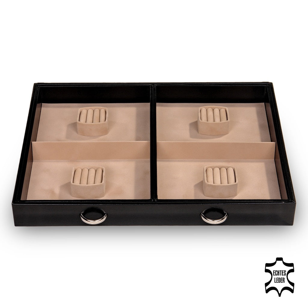 Jewellery chest Grand VARIO vario / black (leather)